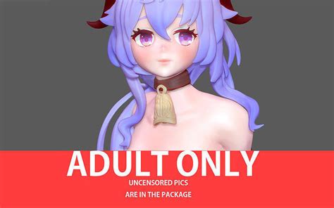 GANYU GENSHIN IMPACT SEXY NAKED NUDE NFSW HENTAI GIRL 3D Model 3D