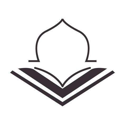 Quran with dome lines logo symbol vector icon illustration graphic ...