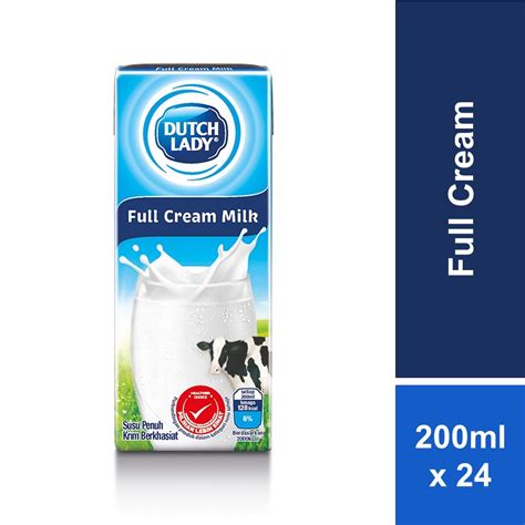 Dutch Lady Uht Milk Full Cream Ml X Shopee Malaysia