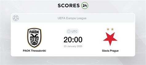 PAOK Vs Slavia Prague Match On 23 January 2025