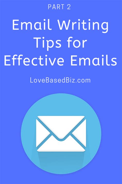 Email Writing Tips For Effective Emails Part 2 Love Based Business