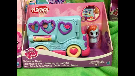 New Rainbow Dash Friendship Bus My Little Pony Playskool Mlp Toy Youtube