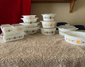 Pyrex Town And Country Casserole Set Etsy