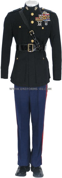 Usmc Male Officer Blue Dress Blue White Dress Uniform A And B