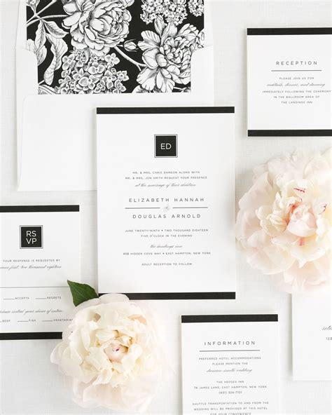 Modern Glamour Wedding Invitations Glam Wedding Invites Glamorous Wedding Invitations Floral