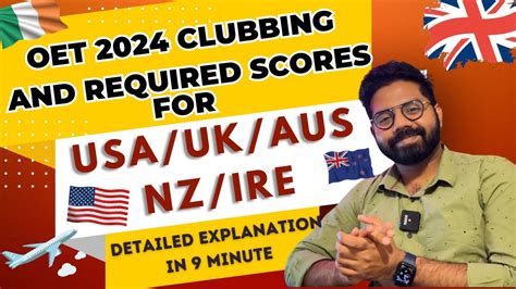 OET IELTS 2024 LATEST CLUBBING REQUIRED SCORES FOR USA AUS NZ UK