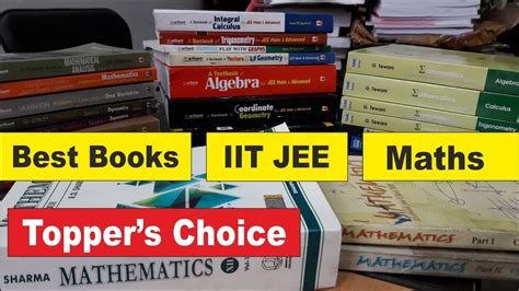 Best Books For Iit Jee Maths Iit Maths Iit Jee Maths Youtube