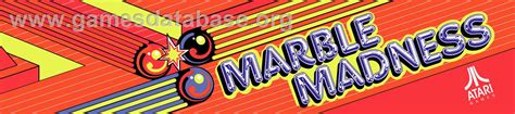 Marble Madness - Arcade - Artwork - Marquee