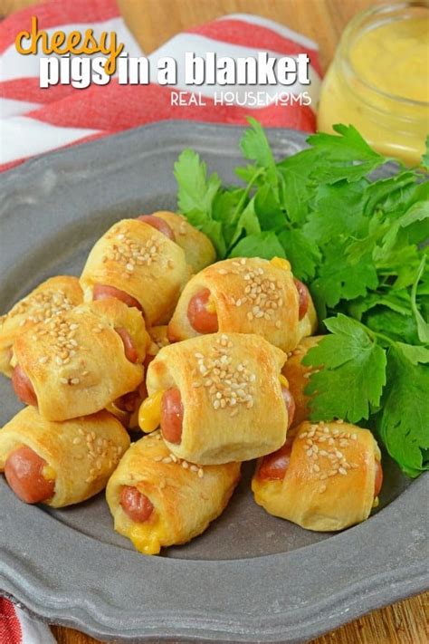 Cheesy Pigs in a Blanket ⋆ Real Housemoms