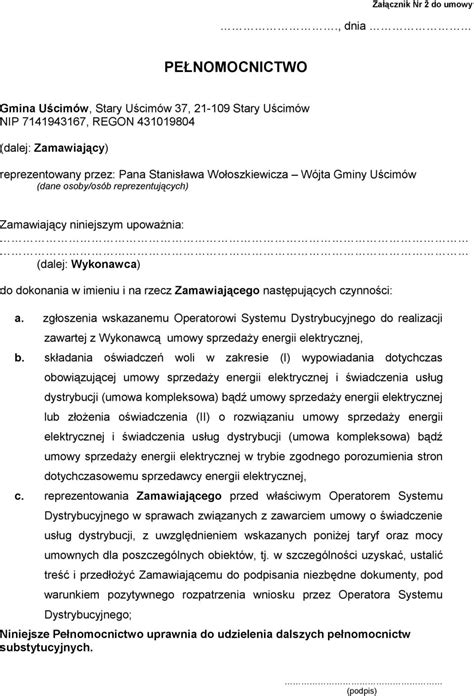 UMOWA NR NA SPRZEDAŻ ENERGII ELEKTRYCZNEJ PDF Free Download