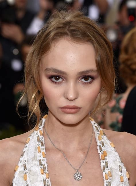 Lily Rose Depp Celebrity Hair And Makeup At Met Gala 2016 Popsugar