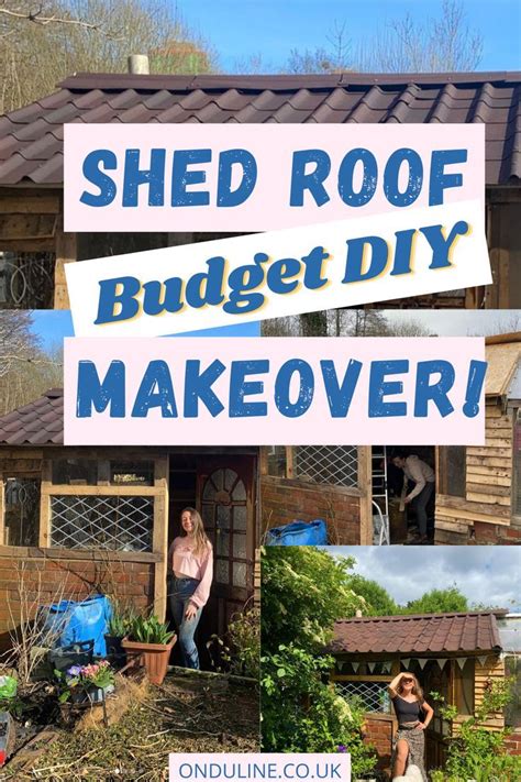 Shed roof budget DIY makeover! Create the shed of dreams... | Diy ...