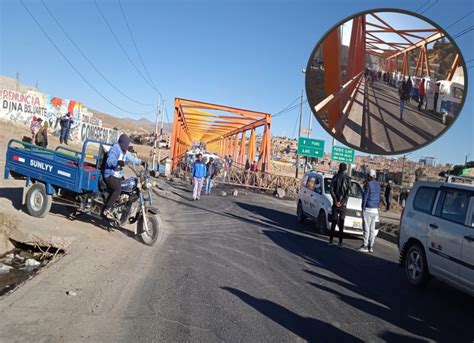 En El Collao Volvieron A Cerrar El Puente Internacional De Ilave