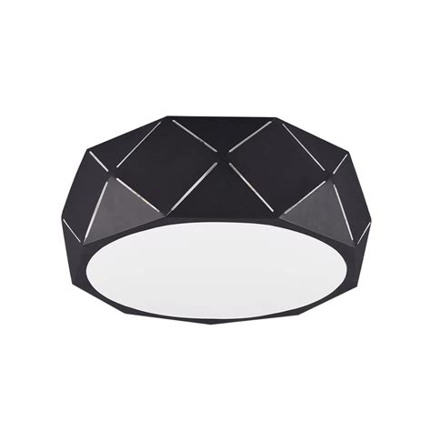 Zandor Ceiling Lamp With A Black Lampshade Lights Ie