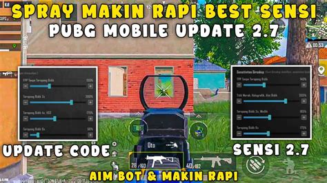 Update Sensi Cara Setting Sensitivitas PUBG MOBILE Terbaik Full