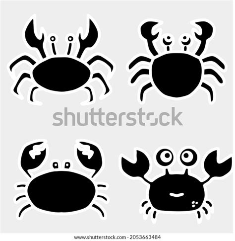 Illustration About Animals Silhouette Icon Set Stock Vector (Royalty ...