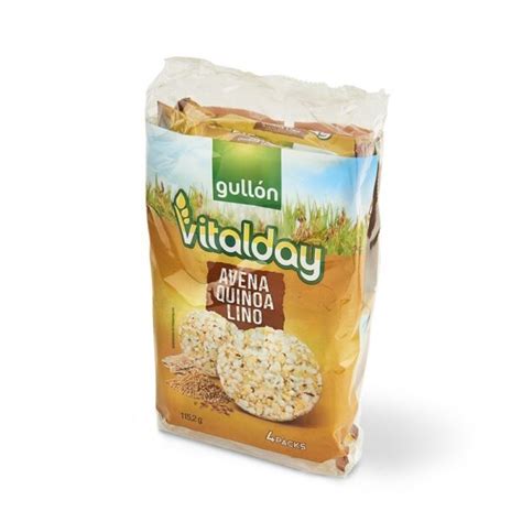 Tortitas Avena Quinoa Y Lino Sin Gluten Vitalday Gullón