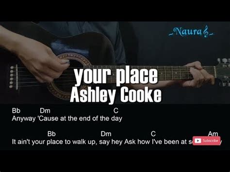 Ashley Cooke Your Place Guitar Chords Lyrics YouTube