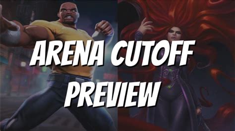 Luke Cage And Medusa Arena Cutoff Preview Marvel Contest Of Champions Youtube