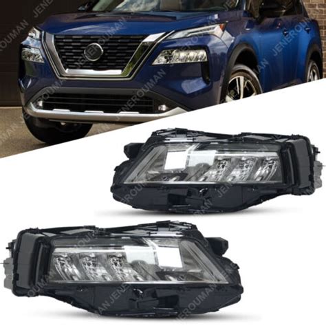 Pair For Nissan Rogue Headlight Head Lights Lamps