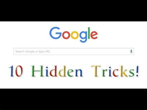 Hidden Google Tricks Youtube