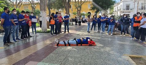 Simulacro Multipeligro 2022 Así se desarrolló en el centro de Piura