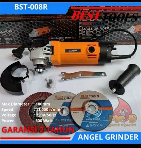 Jual Mesin Gerinda Tangan Angel Grinder BESTTOOLS BST 008R Di Lapak