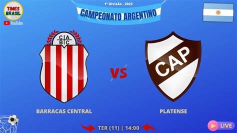 BARRACAS CENTRAL X PLATENSE Campeonato Argentino Liga Profesional