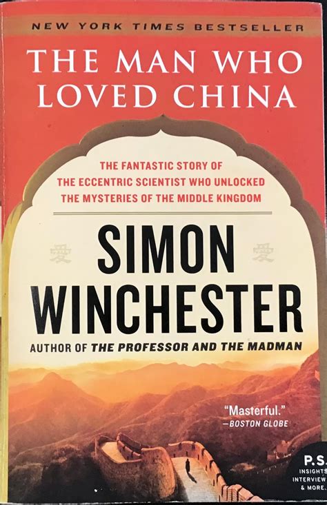 The Man Who Loved China, Simon Winchester – parkbookworm