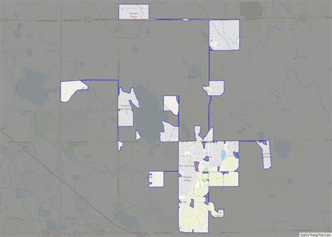 Map Of Severance Town Colorado