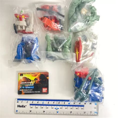 Bandai Gashapon Mini Figure Gundam Ms Mobile Suit Selection Full Set