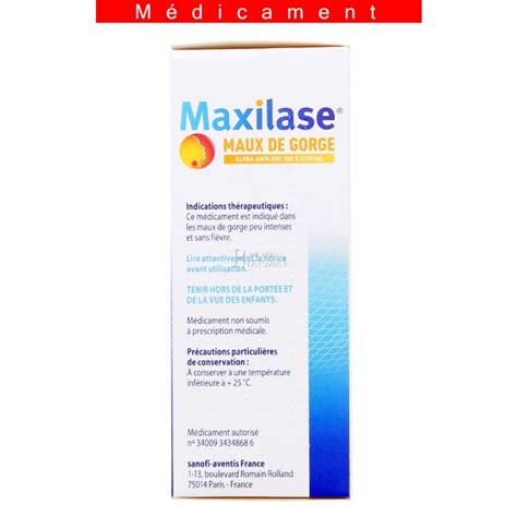 Soulagez Vos Maux De Gorge Avec Le Sirop Maxilase Ml Efficace Et