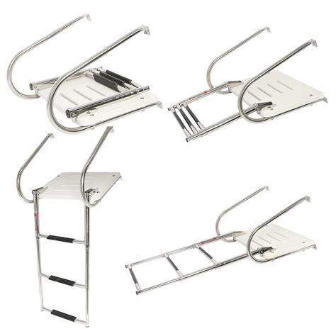 Yaemarine 3 Steps Boat Inboard Swim Ladder Under Platform Boat Ladder