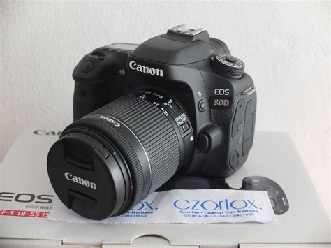 Canon 80D Kit 18 55mm STM Garansi Mei 2019 Jual Beli Kamera Surabaya