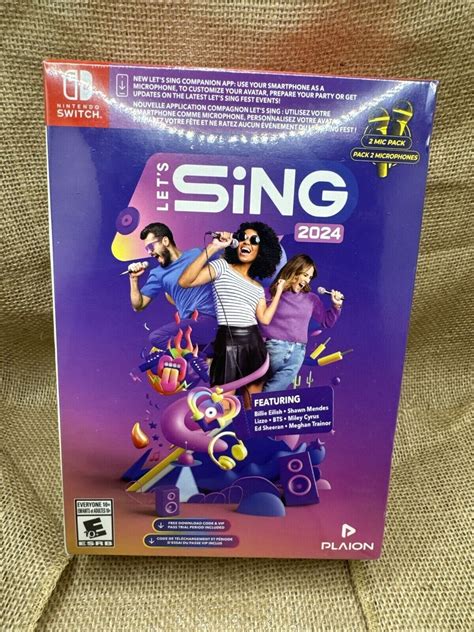 NEW SWITCH Let S Sing 2024 Bonus Edition Nintendo Switch