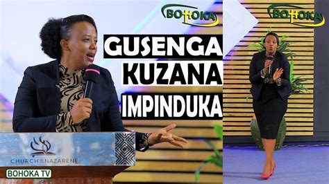 Pst Julienne Ibanga Ryo GUSENGA UKABONA IMPINDUKA Ikitwica Abarokore