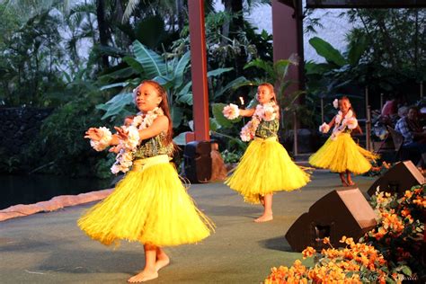 Kids Hula Dance Polynesian Culture Center Laie Oahu Ha Aloha