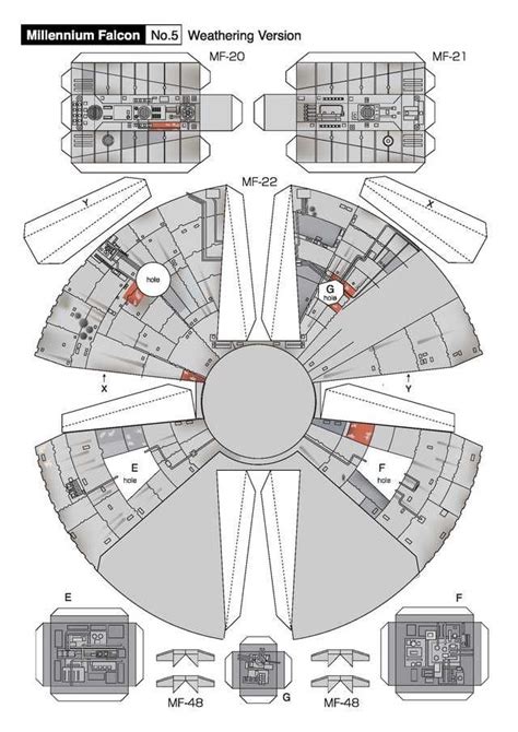 How To Make A Paper Millennium Falcon