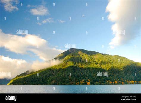 Lake Crescent Olympic National Park Washington Stock Photo Alamy