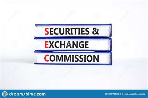 Sec Securities And Exchange Commission Symbol Concept Words Sec