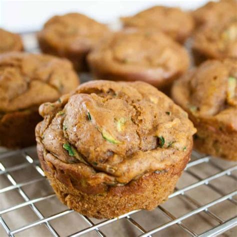 No Sugar Added Pumpkin Zucchini Muffins A Savory Feast