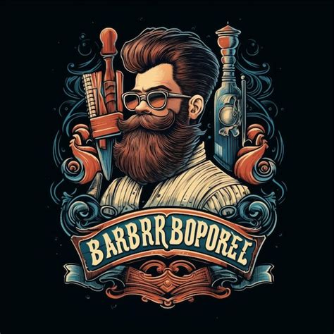 Vetor De Logotipo De Barbearia Foto Premium