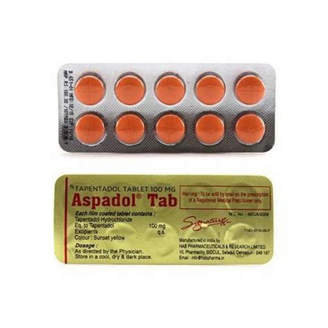 Aspadol Mg Tablet At Rs Stripe Tapidol In Nagpur Id