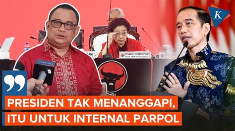 Tanggapan Istana Soal Pidato Megawati Kritisi Jokowi YouTube