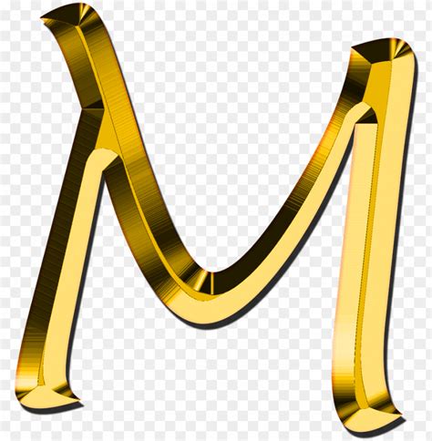 Gold Letter M Png Transparent Png Transparent Png Image Off