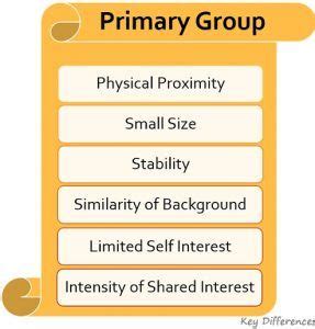 Difference Between Primary Group and Secondary Group (with Characteristics. Examples and ...