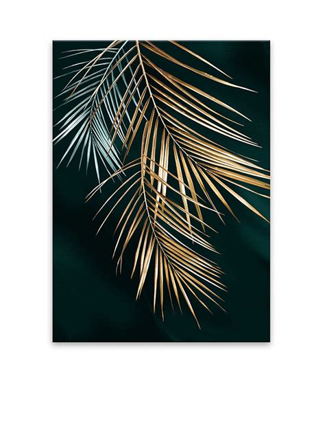 Wall Art Canvas Prints Painting Artwork Picture Floral Botanical Gold