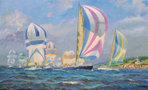 Nautor Swan Yachts racing - Gordon Frickers Marine Art