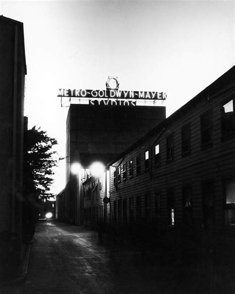 Los - MGM at night, taken for LIFE Magazine, Hollywood, Los Angeles