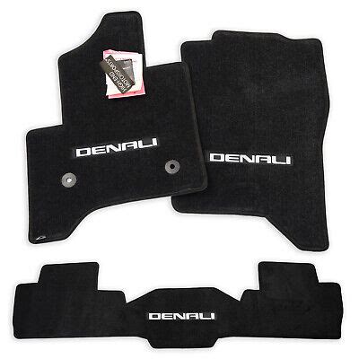 GMC Sierra Denali Floor Mats Crew Double Cab 2500 3500 3PC